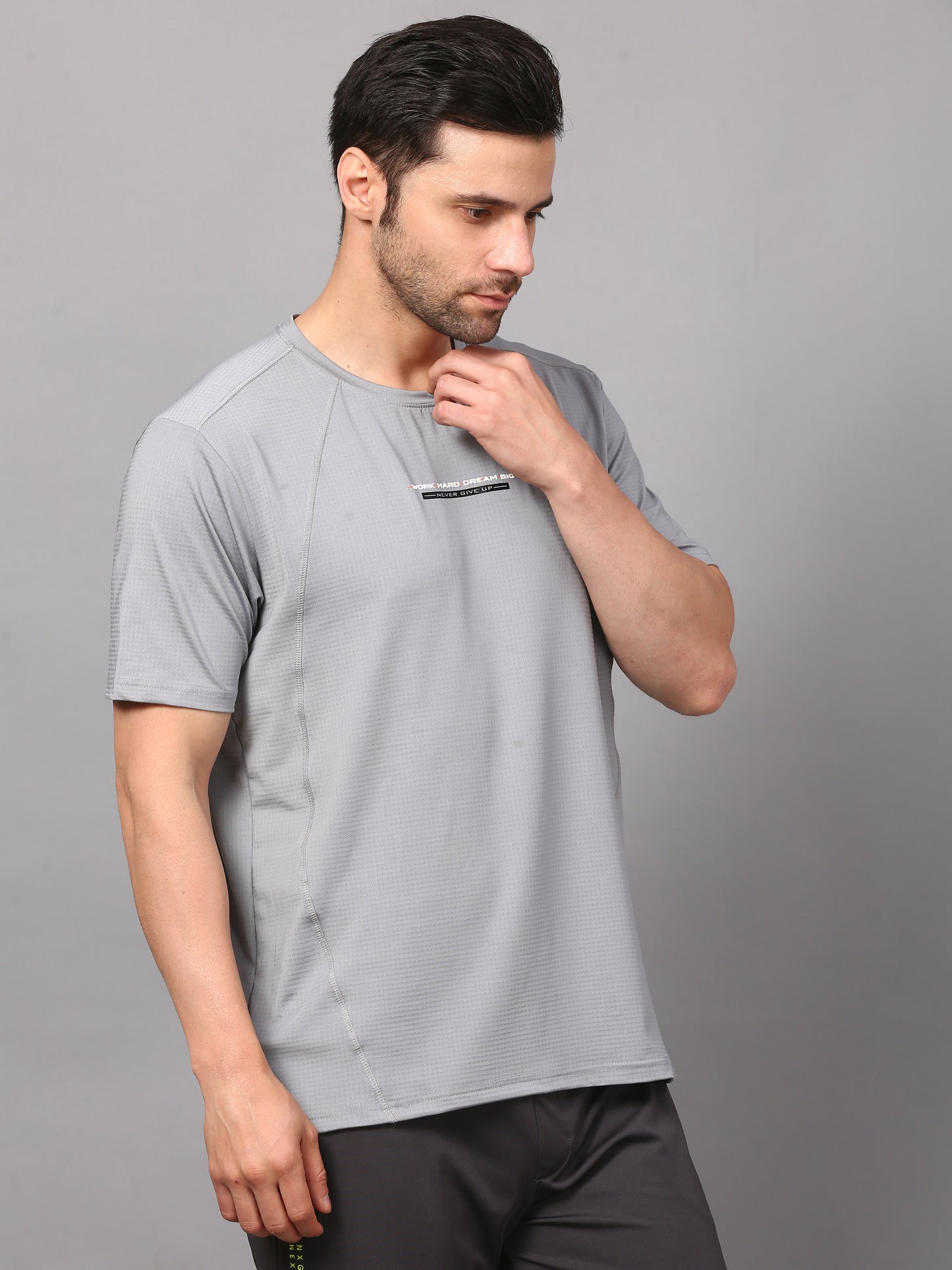 Men's Basic Tee Round Neck T-Shirt